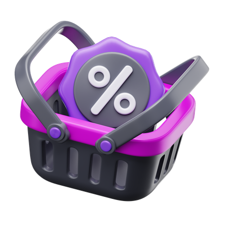 Einkaufskorb  3D Icon