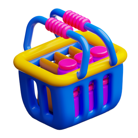 Einkaufskorb  3D Icon