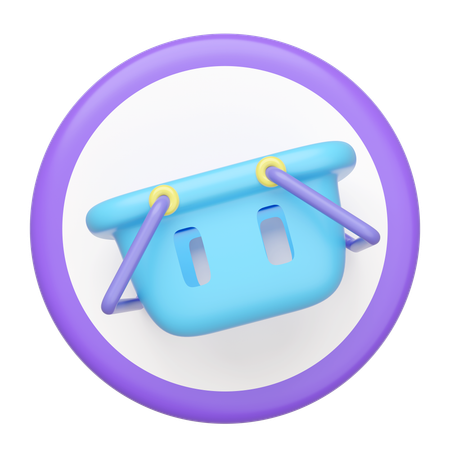 Einkaufskorb  3D Icon