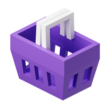 Einkaufskorb  3D Icon