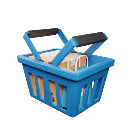 Einkaufskorb  3D Icon