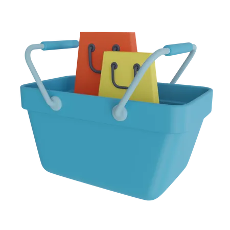 Einkaufskorb  3D Icon