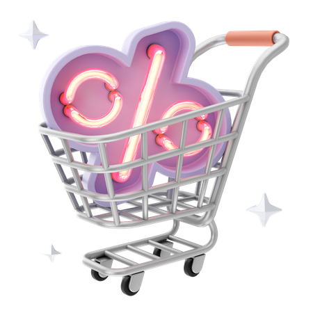 Einkaufsrabatt  3D Icon