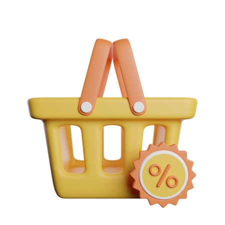 Einkaufsrabatt  3D Icon