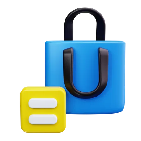 Einkaufstasche  3D Icon