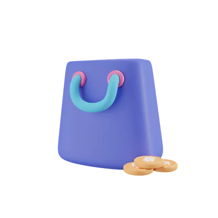 Einkaufstasche  3D Icon