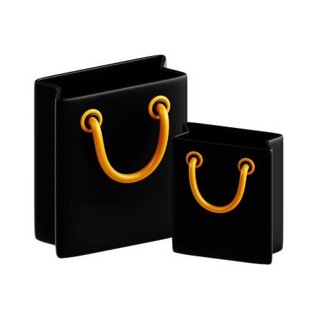 Einkaufstüten  3D Icon