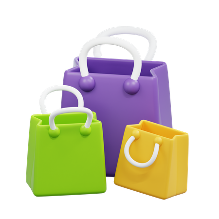 Einkaufstüten  3D Icon