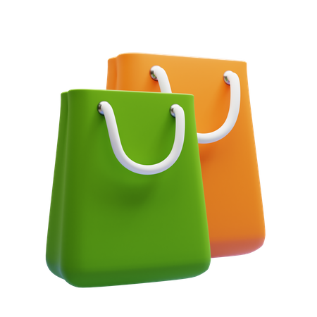 Einkaufstüten  3D Icon