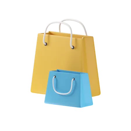 Einkaufstüten  3D Icon