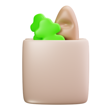 Einkaufstüte  3D Icon