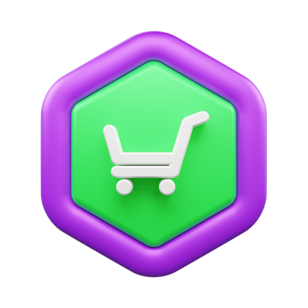 Einkaufswagen  3D Icon