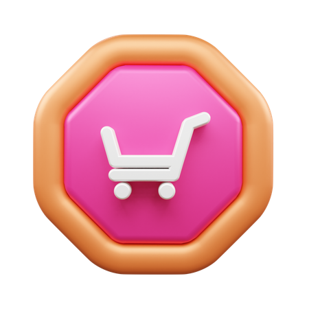 Einkaufswagen  3D Icon