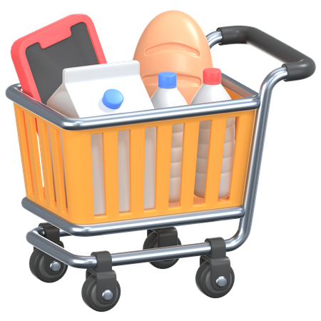 Einkaufswagen  3D Icon