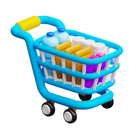 Einkaufswagen  3D Icon