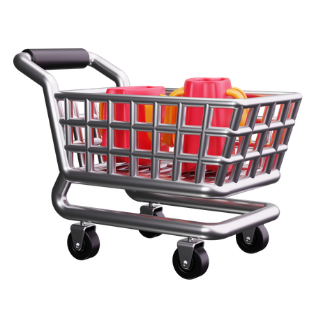 Einkaufswagen  3D Icon