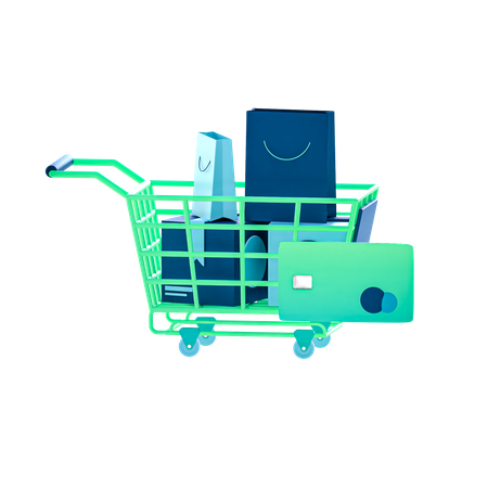 Einkaufswagen  3D Icon