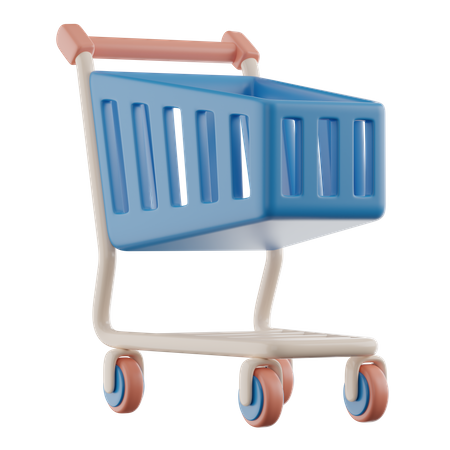 Einkaufswagen  3D Illustration