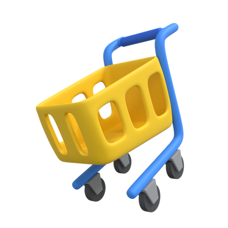 Einkaufswagen  3D Illustration