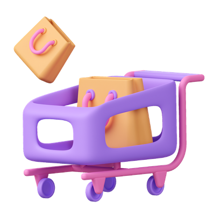 Einkaufswagen  3D Icon