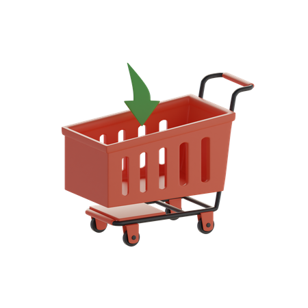 Einkaufswagen  3D Icon