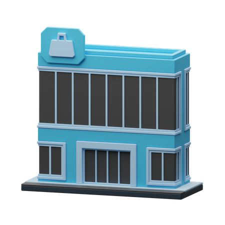 Einkaufszentrum  3D Icon