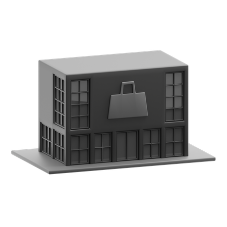 Einkaufszentrum  3D Icon