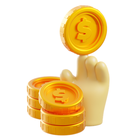 Einkommenswachstum  3D Icon