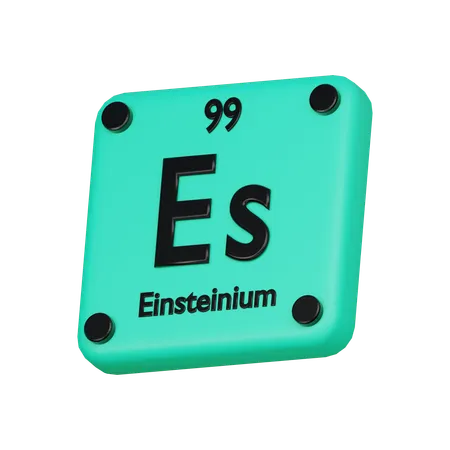 Einsteinium Element 3 D Icon 3D Icon