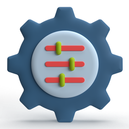 Einstellung anpassen  3D Icon