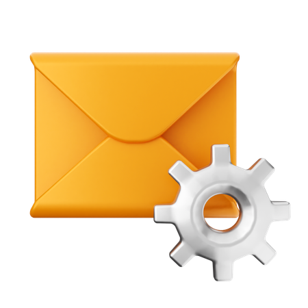 E-Mail-Nachricht einrichten  3D Icon