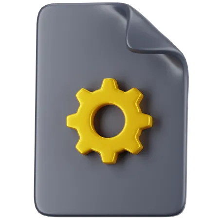 Einstellungsdatei  3D Icon