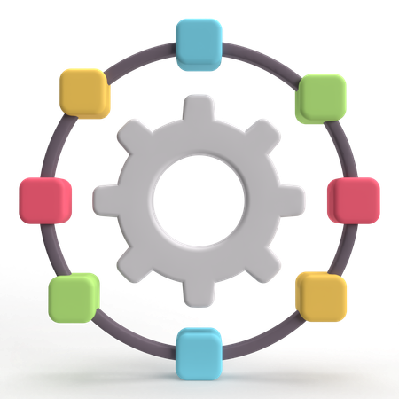 Einstellungsmanagement  3D Icon