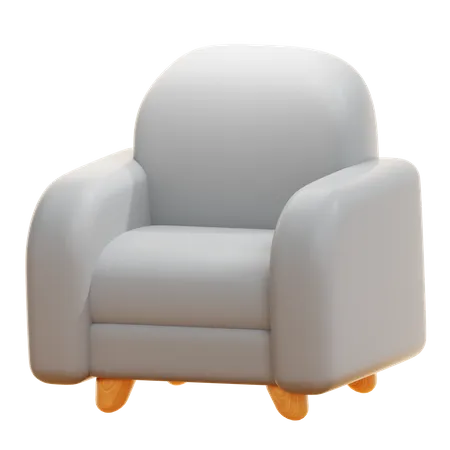 Einzelsofa  3D Icon