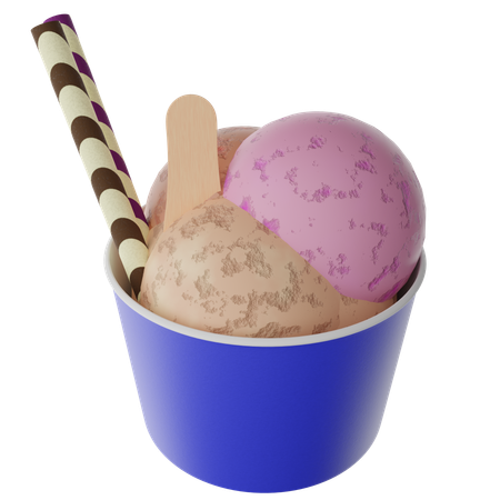 Eiscreme  3D Icon