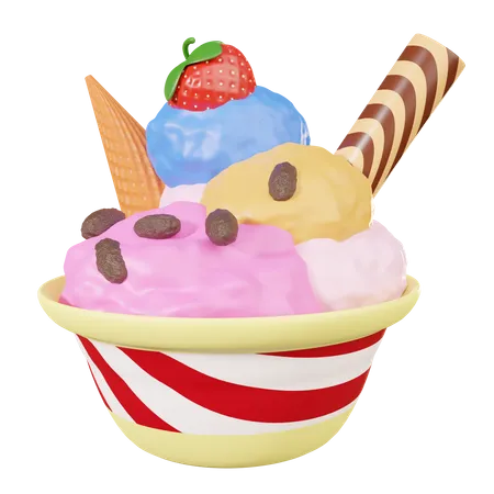 Eiscreme  3D Icon