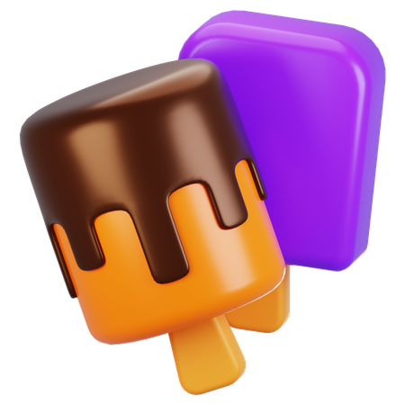 Eis am Stiel  3D Icon