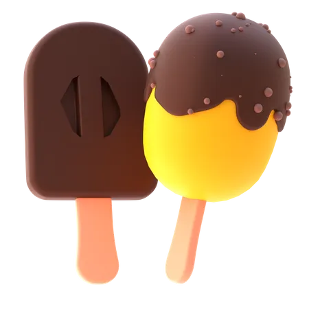 Eis am Stiel  3D Icon