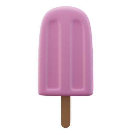 Eis am Stiel Rosa  3D Icon