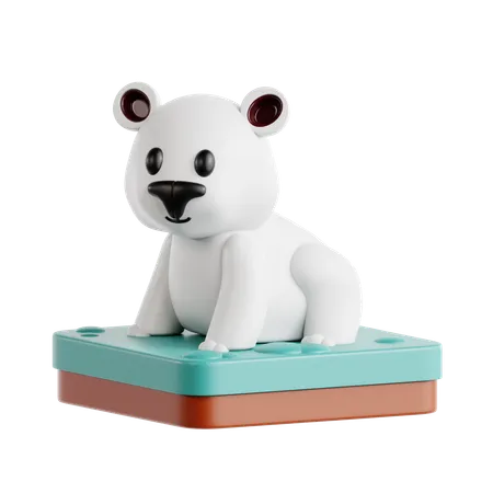 Eisbär  3D Icon