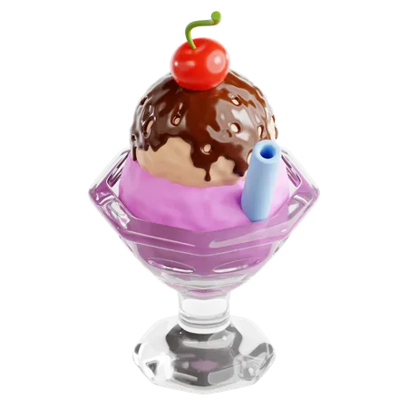 Eisbecher  3D Icon