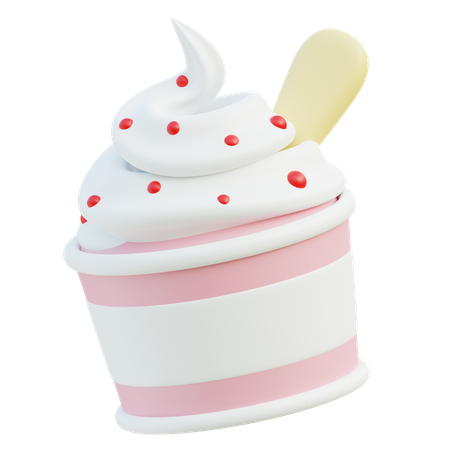 Eisbecher  3D Icon