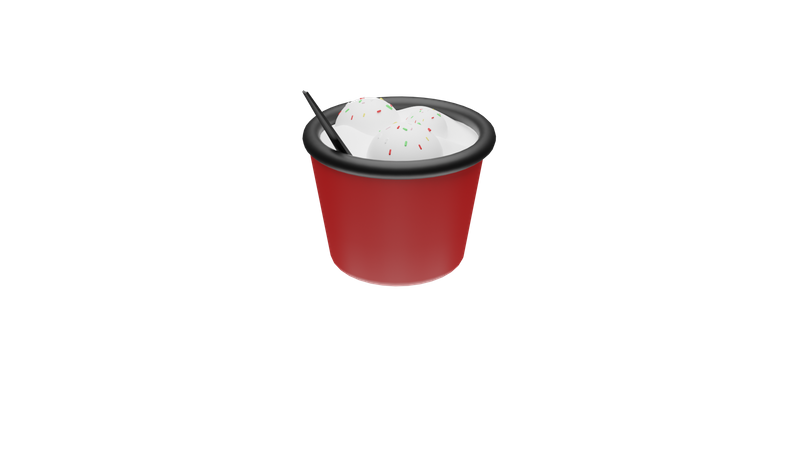 Eisbecher  3D Icon