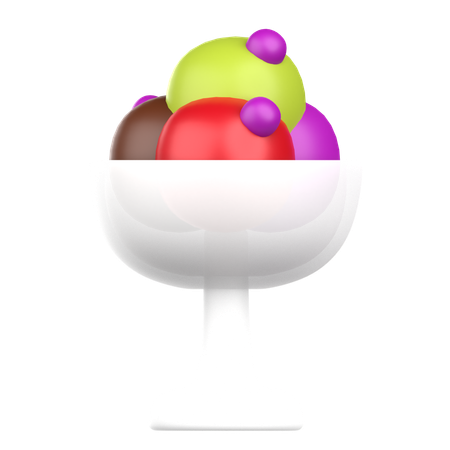 Eiscreme  3D Icon