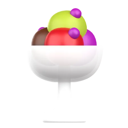 Eiscreme  3D Icon