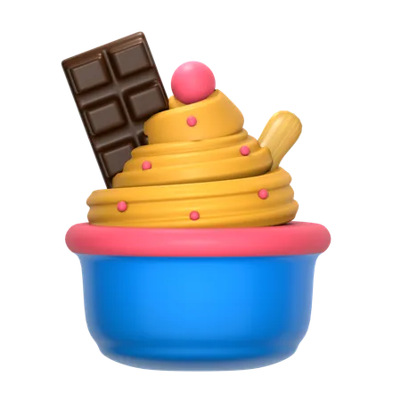 Eiscreme  3D Icon