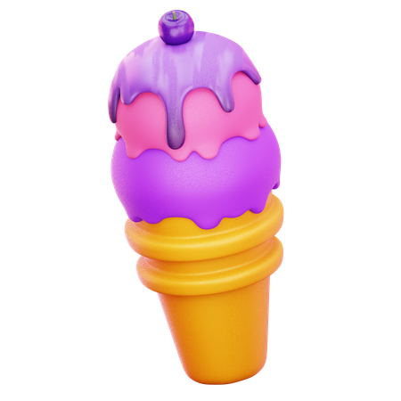 Eiscreme  3D Icon