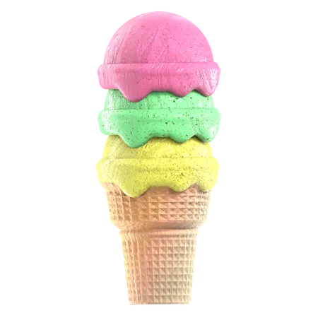 Eiscreme  3D Icon