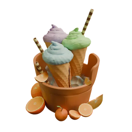 Eiscreme  3D Icon