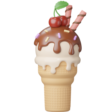 Eiscreme  3D Icon